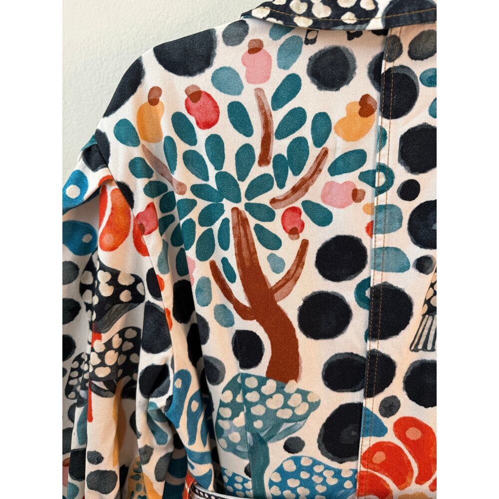 FARM RIO Mushroom Forest Canvas Dress M - Picture 7 of 14